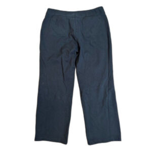 Eileen Fisher Black Trouser Pant LG